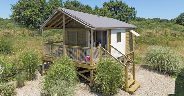 ECOLODGE on stilts seaview (4/6 pers.) model 2017