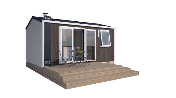 MOBILE HOME PREMIUM 1 bedroom mountain side (2/4 pers.) model 2019