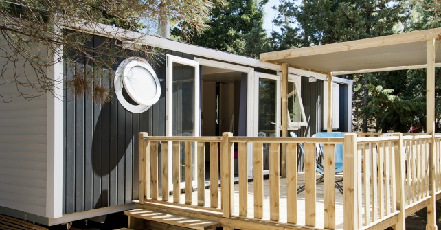MOBILE HOME 3 bedrooms mountain side (6 pers.) model 2014
